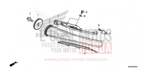 CHAINE A CAMES/TENDEUR NC750DJ de 2018